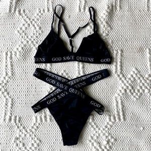 GOD SAVE QUEENS Bikini — As Seen on Kylie Jenner ❤️‍🔥